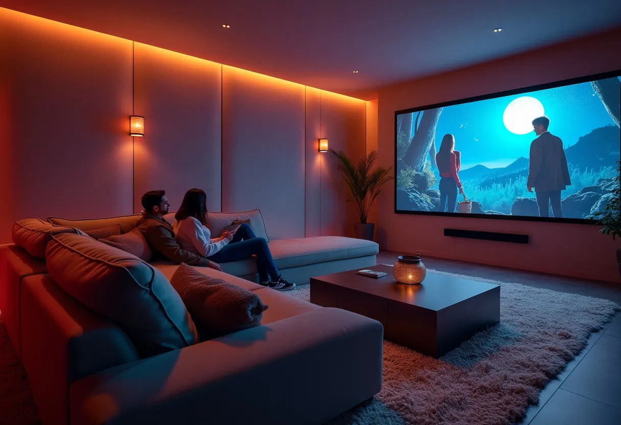 popcorn  home theater